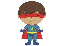 Stickdatei - Kleiner Superheld 1